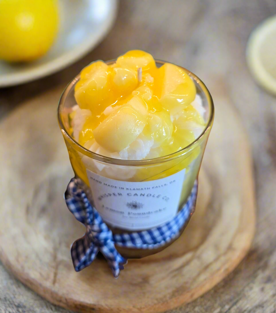 Lemon Poundcake Dessert Candle
