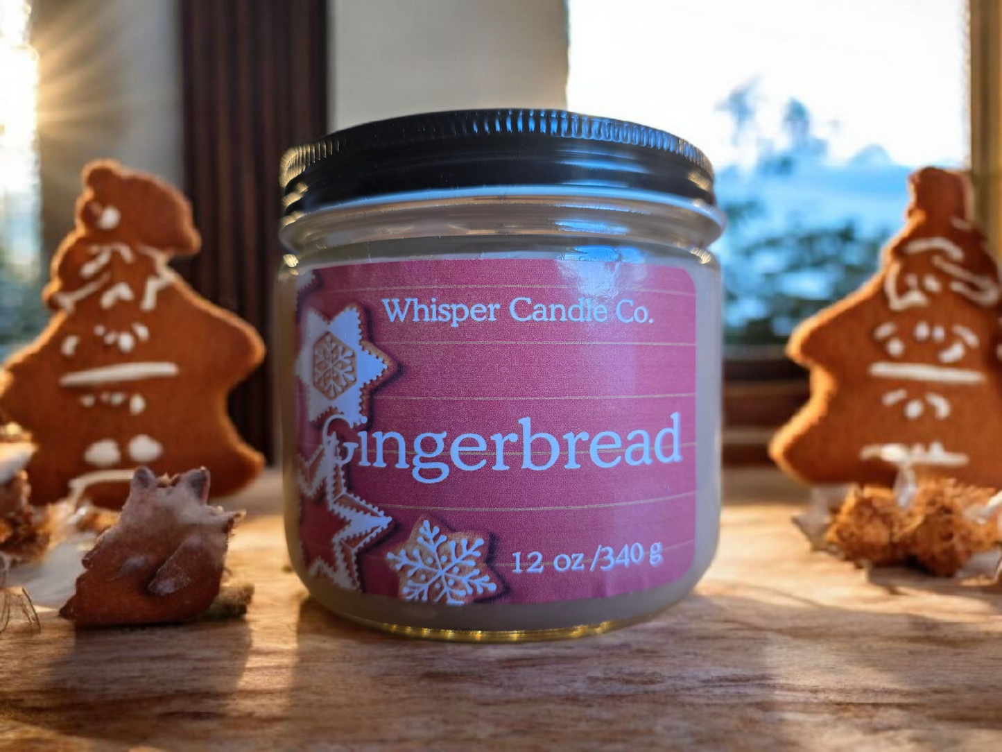 12 oz Gingerbread Jar Candle