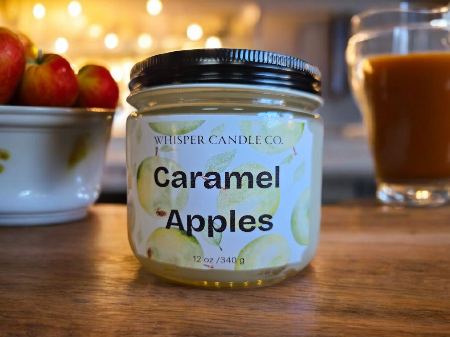 12 oz Caramel Apples Jar Candle