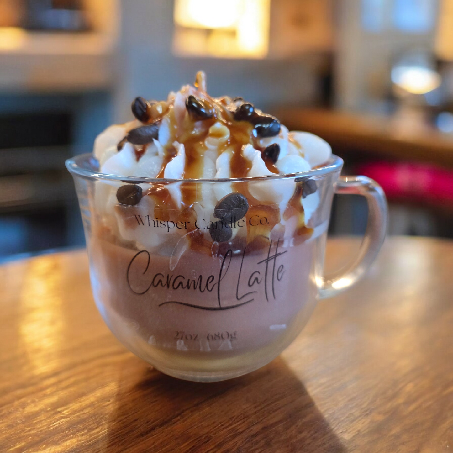 Caramel Latte Dessert Candle