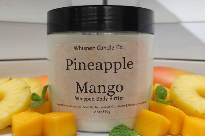 Pineapple Mango Body Whipped Butter 12 oz.
