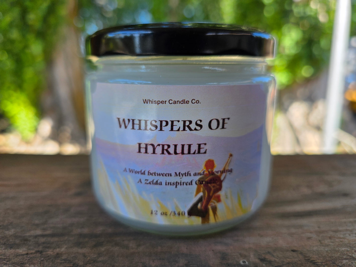 Whispers of Hyrule Zelda Inspired Candle