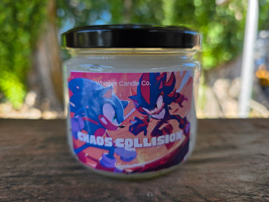 Chaos Collision Sonic Inspired Candle