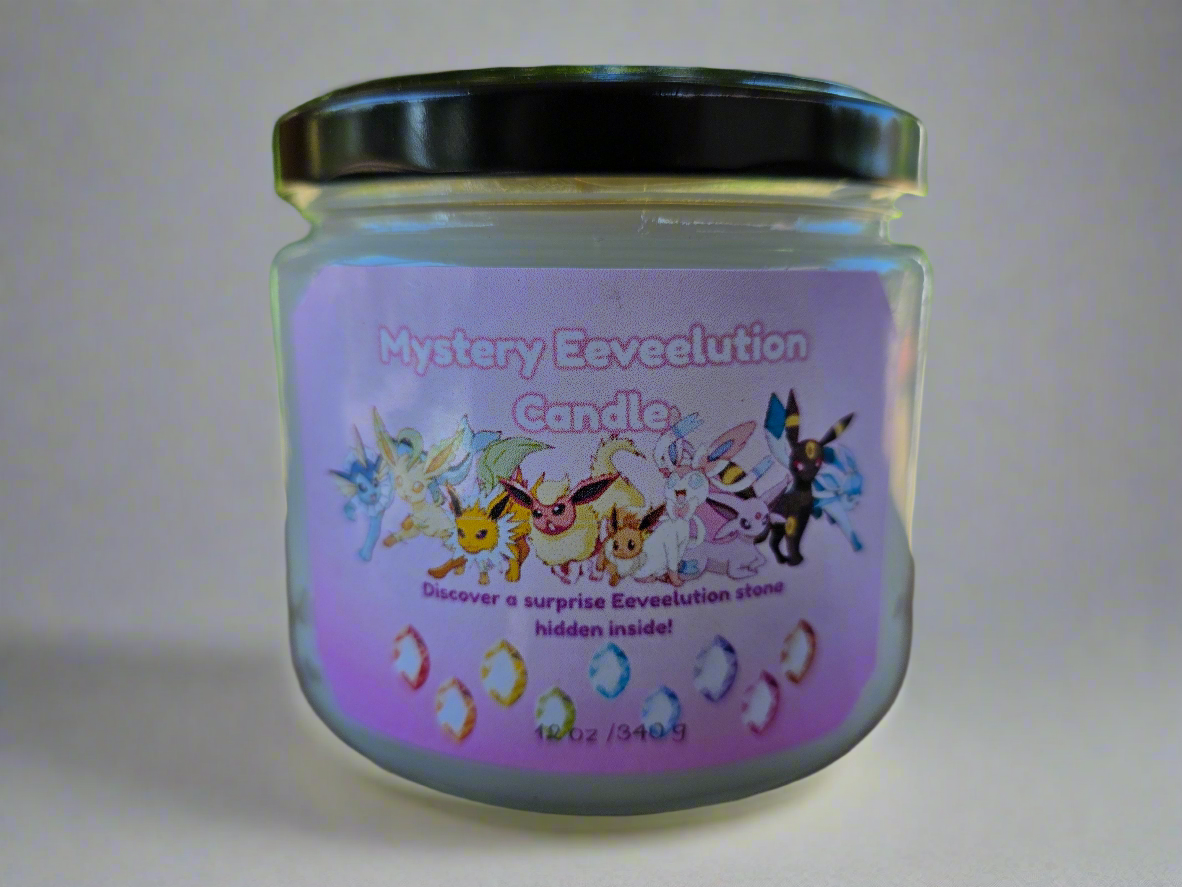 Mystery Eveelution Pokémon Inspired Candle