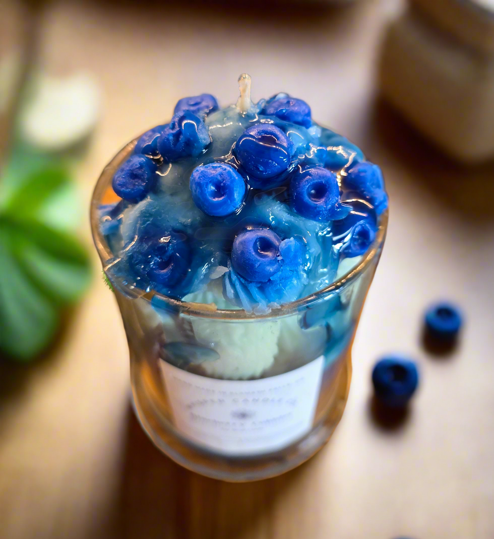 Blueberry Cobbler Dessert Candle