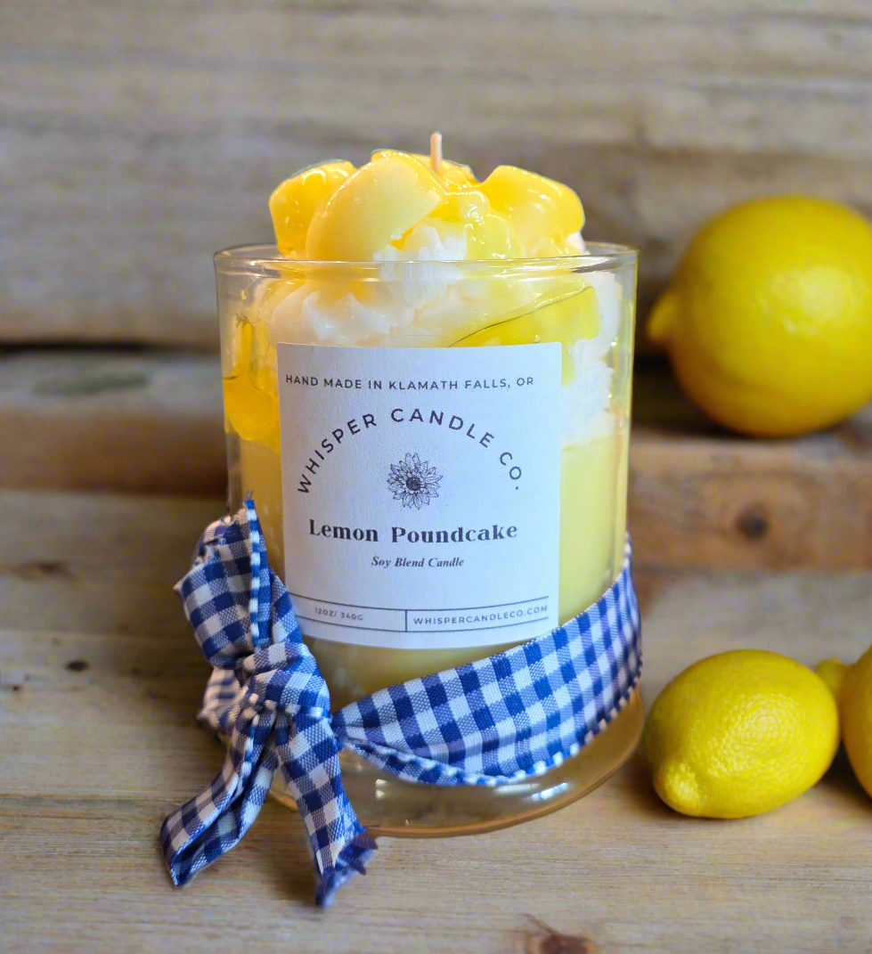 Lemon Poundcake Dessert Candle