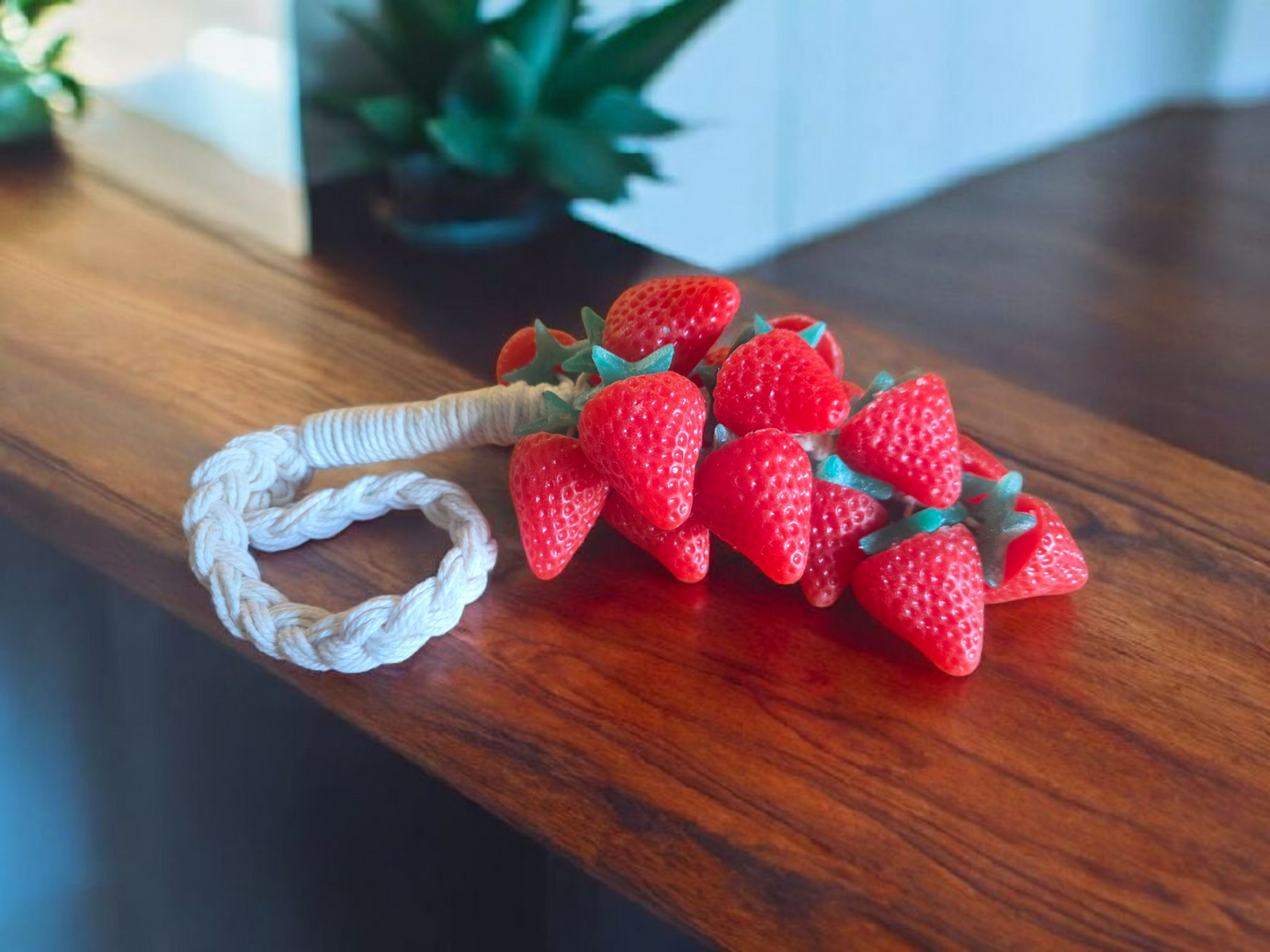 Apples and Berries Strawberry Soap on a Vine