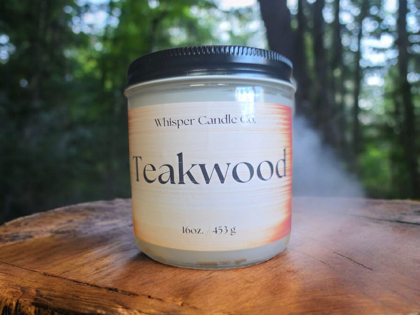 16 oz Teakwood Jar Candle