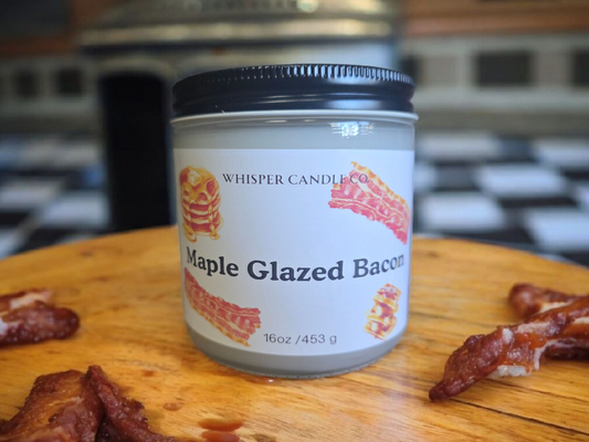 16 oz Maple Glazed Bacon Jar Candle