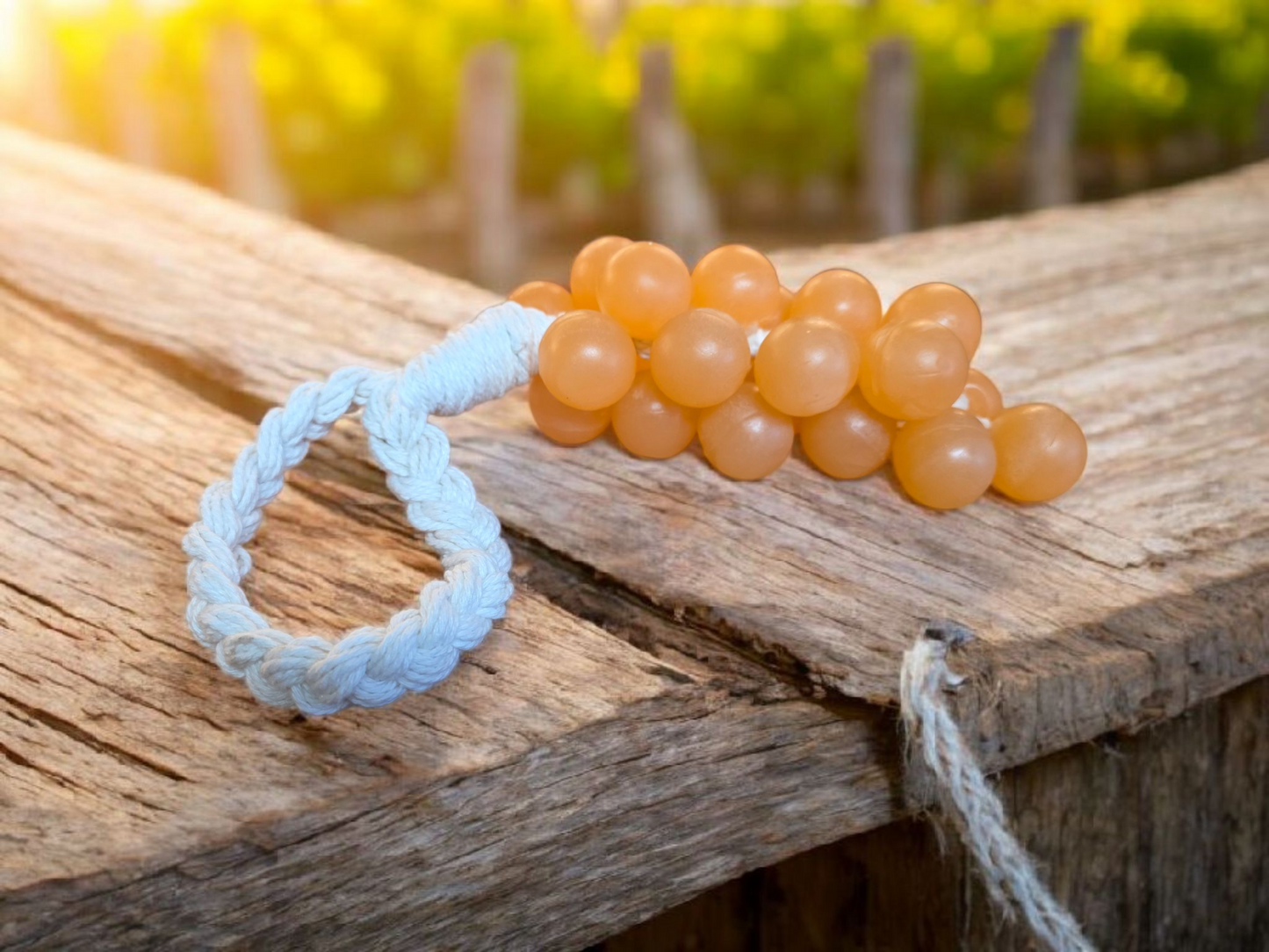 Cantaloupe and Lily Soap on a Vine