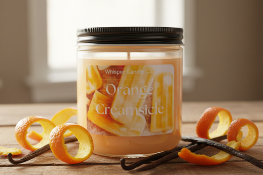 16 Oz Orange Creamsicle Jar Candle