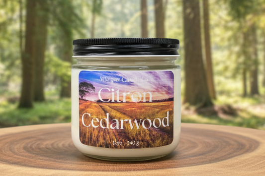 12 oz Citron Cedarwood Jar Candle