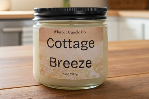 Cottage Breeze 12 oz jar Candle