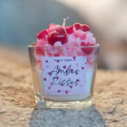 Amber Kisses Dessert Candle